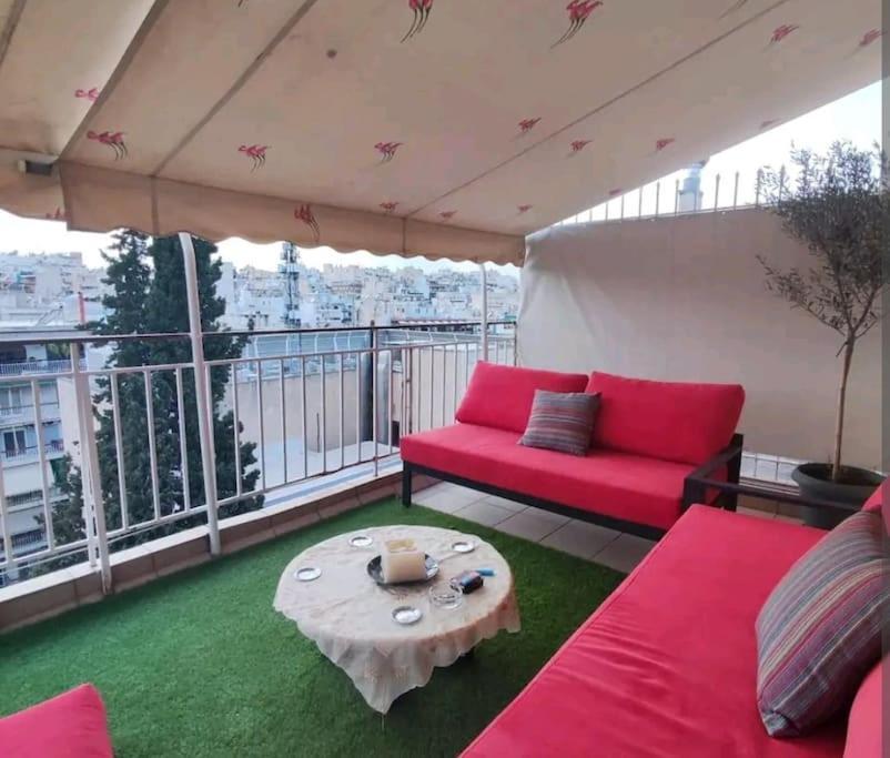 7Th Floor Spacious Veranda In The Heart Of เอเธนส์ ภายนอก รูปภาพ
